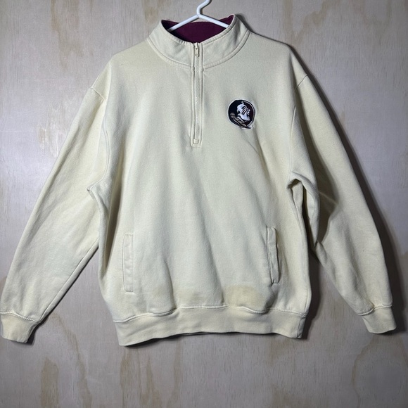 Florida State Seminoles Quarter Zip Pullover Colosseum Men’s Size Large - Picture 1 of 8
